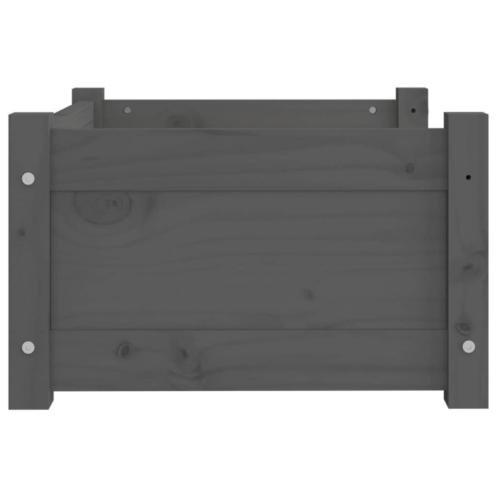 Vidaxl - Lit pour chien Gris 55,5x45,5x28 cm Bois massif de pin vidaXL 821444 - Image 7