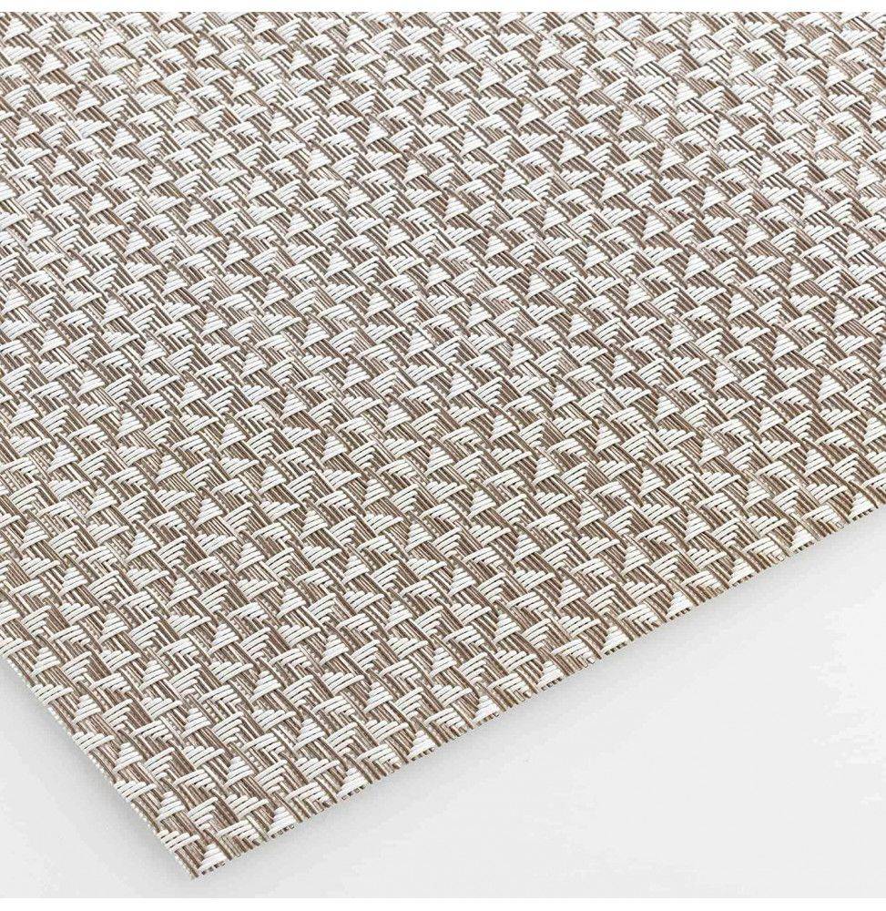 Set de Table "Marbling" 30x45cm Taupe & Blanc - Image 4