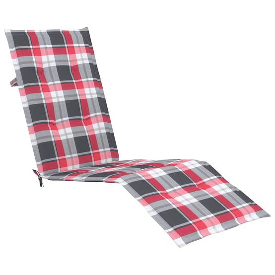 Chaise longue | Transat | Bain de soleil d'extérieur repose-pied et coussin Acacia solide - Image 6