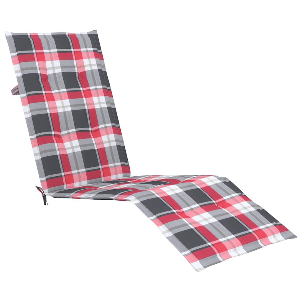 Chaise longue | Transat | Bain de soleil d'extérieur repose-pied et coussin Acacia solide - Image 6