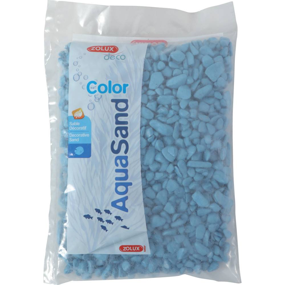 Zolux - Gravier aqua Sand ekaï bleu 5/12 mm sac de 1 kg aquarium - Image 2