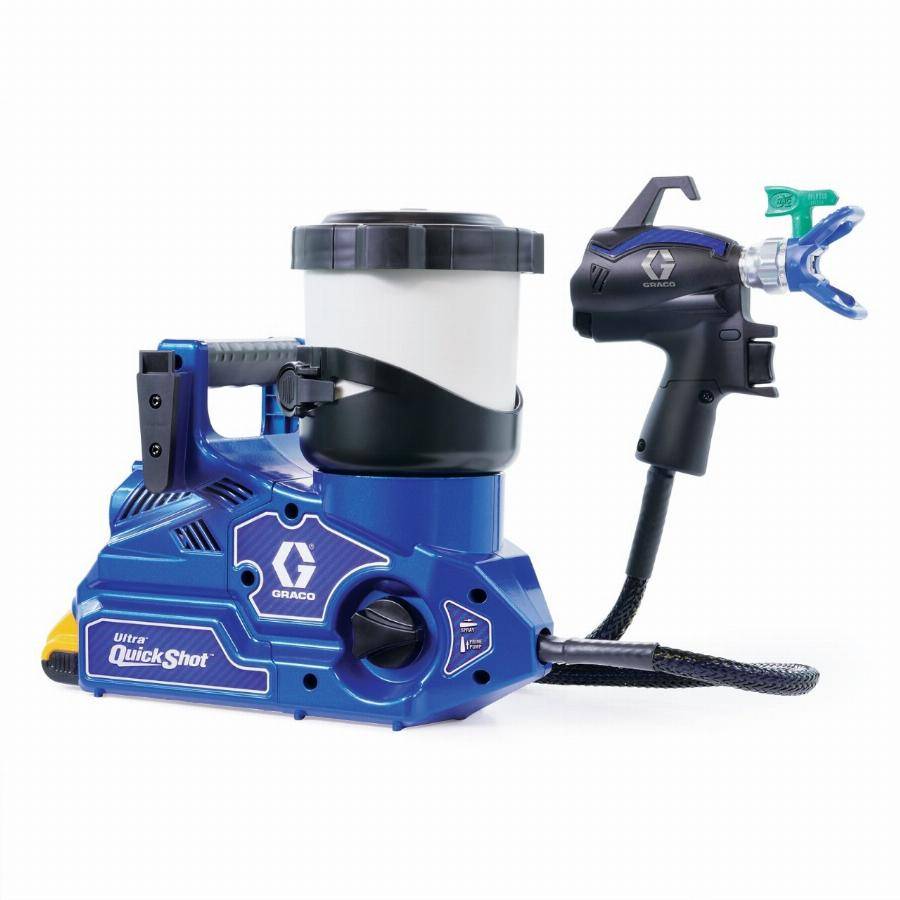 Pistolet pulvérisateur de peinture Airless Ultra QuickShot - GRACO - avec 2 batteries 18V 2,0Ah Dewalt - 1 chargeur de batterie Dewalt - sac de transp - Image 2