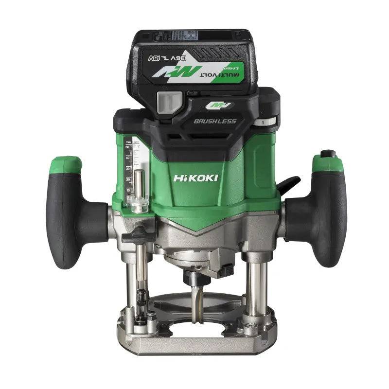 Défonceuse pince 12mm 2x36V 2,5Ah MV Brushless Hikoki M3612DAWPZ Vit variables, en coffret Hitcase Prof fraisage 50 mm Hikoki - Image 2