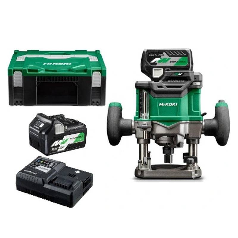Défonceuse pince 12mm 2x36V 2,5Ah MV Brushless Hikoki M3612DAWPZ Vit variables, en coffret Hitcase Prof fraisage 50 mm Hikoki - Image 1
