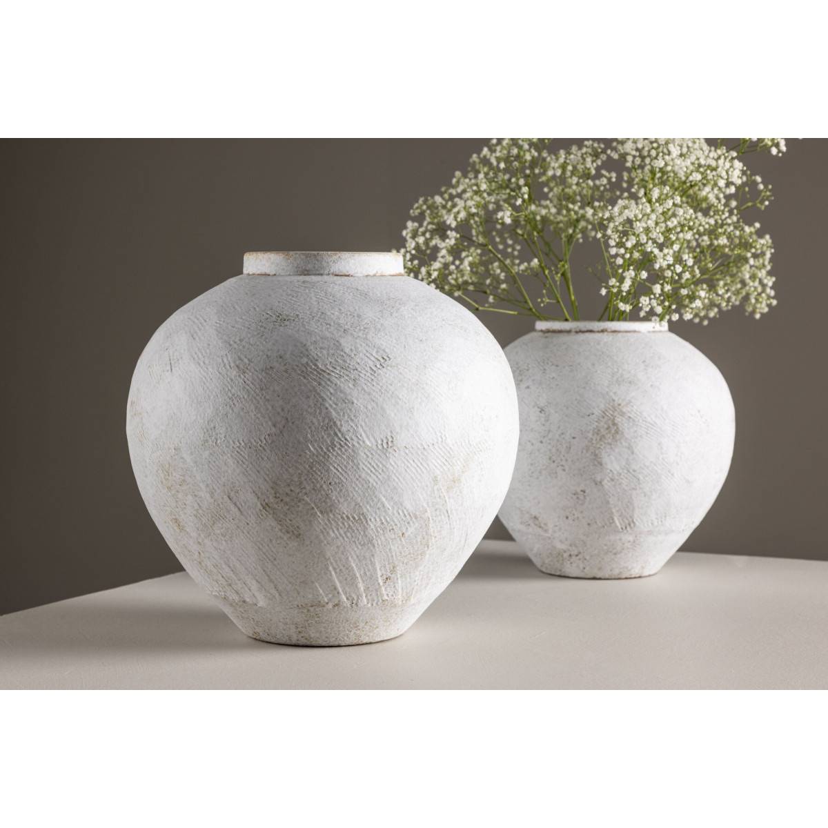 Venture Home - Vase en grès Globe 13 x 28 x 29 cm - Image 4