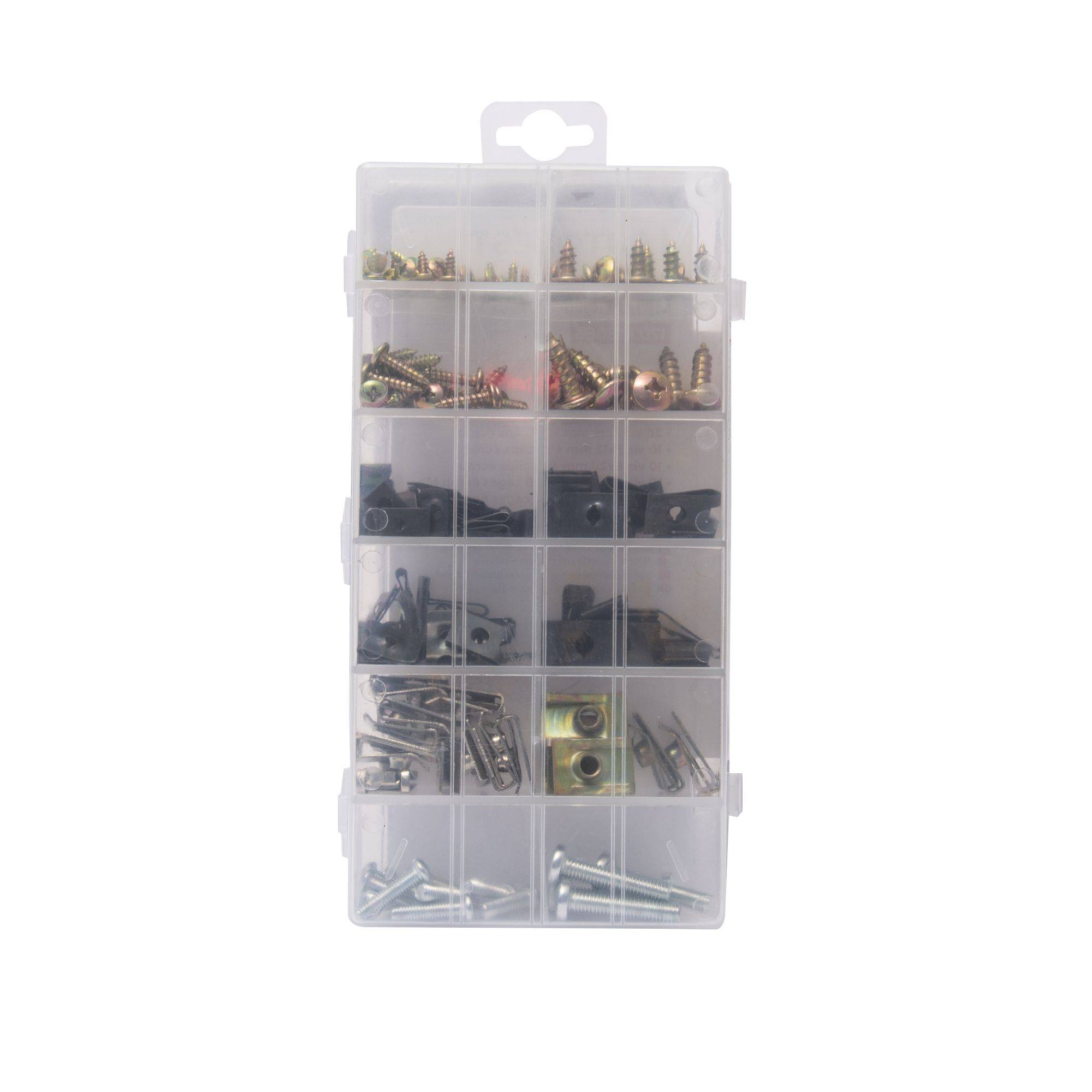 Coffret clips écrous métalliques 170pcs - Image 4