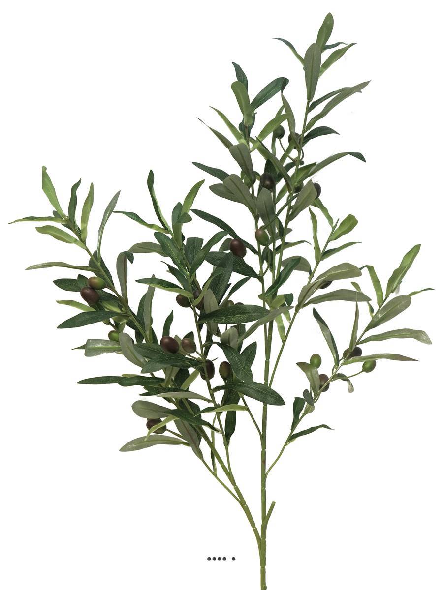 Branche d&rsquo;olivier artificielle, grande taille, H 101 cm - BEST - Image 2
