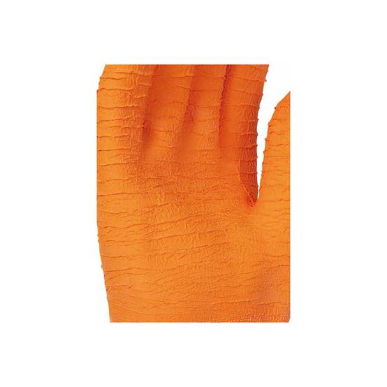 Gant protection Chimique Anti Chaleur SINGER Taille 9 Orange Coton interlock 30cm coupé Cousu paume crêpée - Image 2