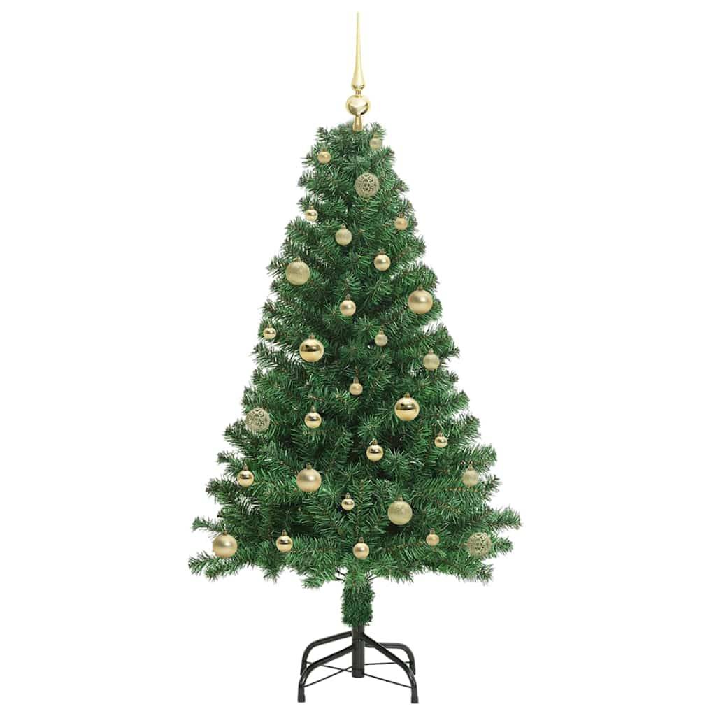 Sapin de Noël Lumineux 150 cm, Guirlande 150 LED et Décorations Incluses – ComfortXL Outdoor Living - Image 4
