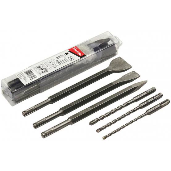 Coffret burin et foret SDS Plus 6 pièces MAKITA - D-58920 - Image 1
