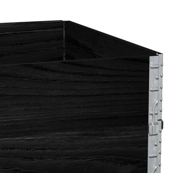 Jardinière bois de pin noir 120 x 80 x 60.5 cm - PANGIVO - Image 7