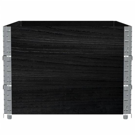 Jardinière bois de pin noir 120 x 80 x 60.5 cm - PANGIVO - Image 4