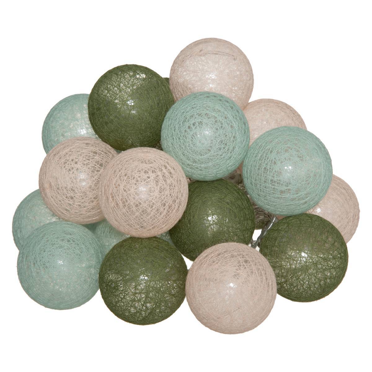 Atmosphera - Guirlande Led Secteur 20 Boules Assortiments D 6 Box - Atmosphera Créateur d'intérieur