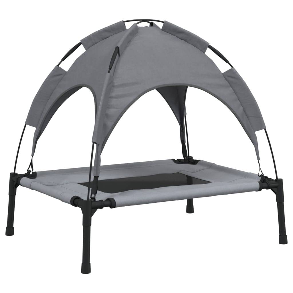 Vidaxl - Lit pour chien avec auvent anthracite tissu Oxford et acier vidaXL 172592 - Image 7