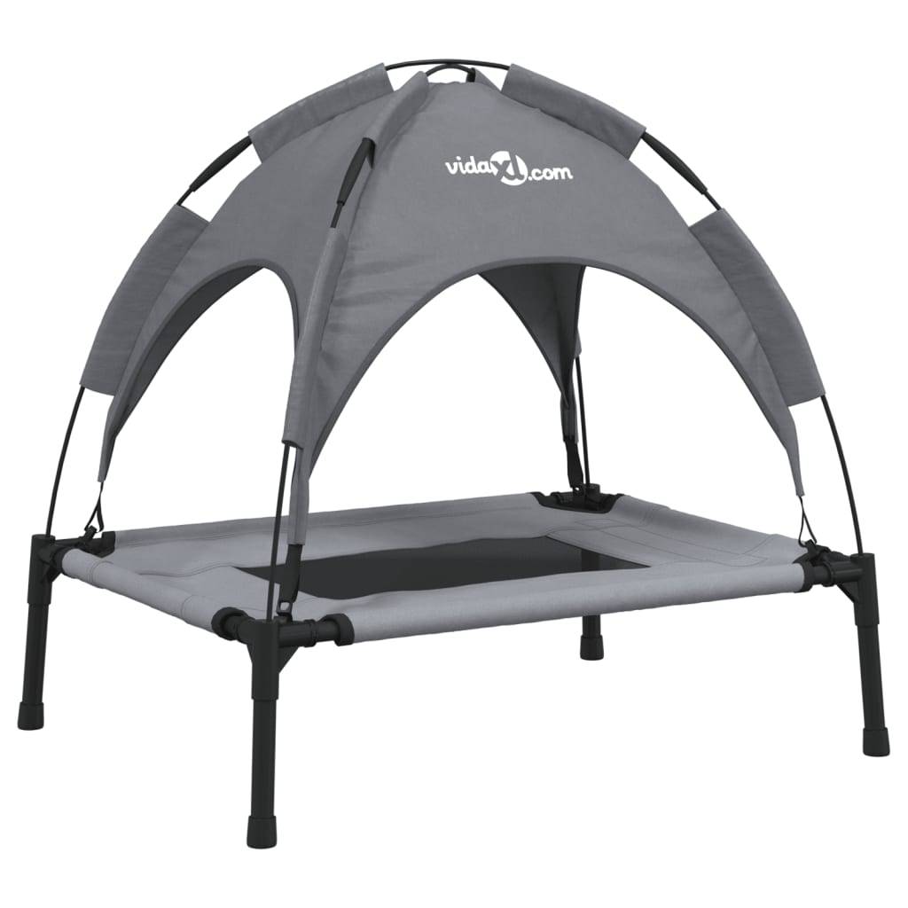 Vidaxl - Lit pour chien avec auvent anthracite tissu Oxford et acier vidaXL 172592 - Image 2
