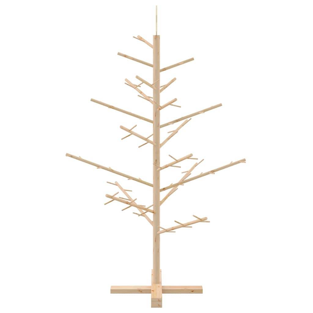 Maison Chic - Sapin de Noël | Arbre de Noël en bois Naturel 125 cm Bois massif en pin Maison Chic - Image 6