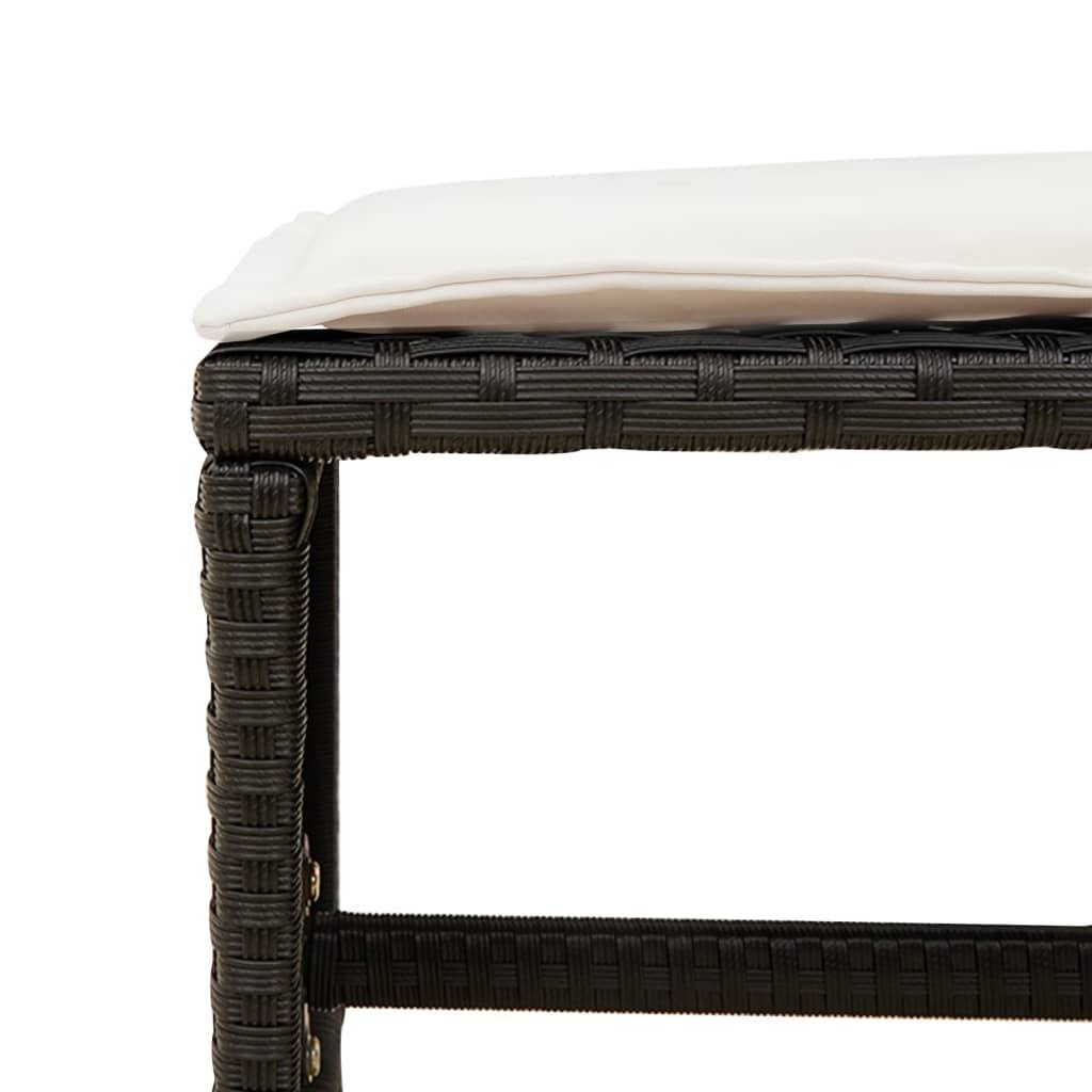 Ensemble Table et Chaises de Jardin 8 Places, Salon Repas Encastrable Résine Tressée et Bois d'Acacia – ComfortXL Outdoor Living - Image 10