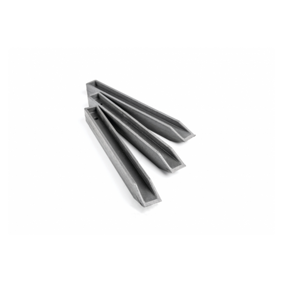 Piquet Ecolat pour bordure de jardin (Ecopic, lot de 10) - Gris 38 cm - ECOO - Image 1