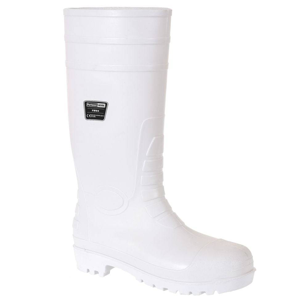 Botte sécurité industrie alimentaire S4 Portwest Blanc 42
