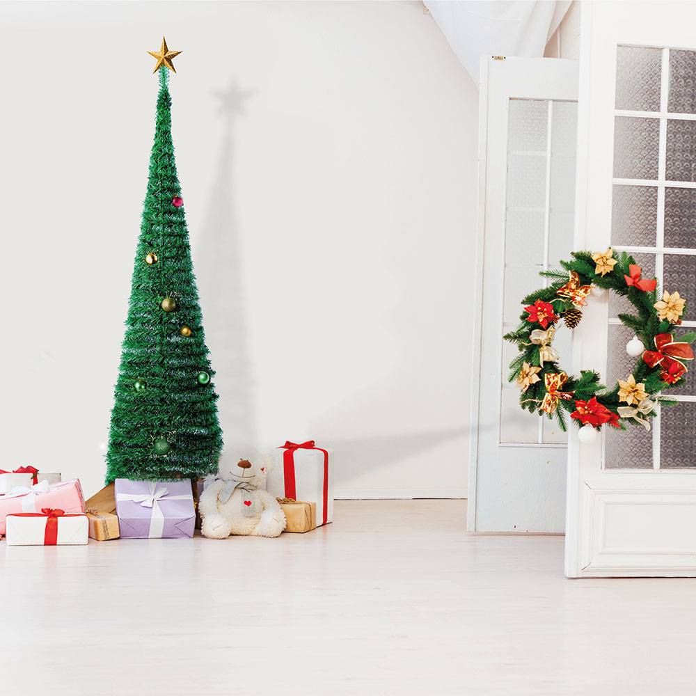 Sapin de Noël artificiel vert pop up SlimTree 180 cm 180 cm Vert - Image 8