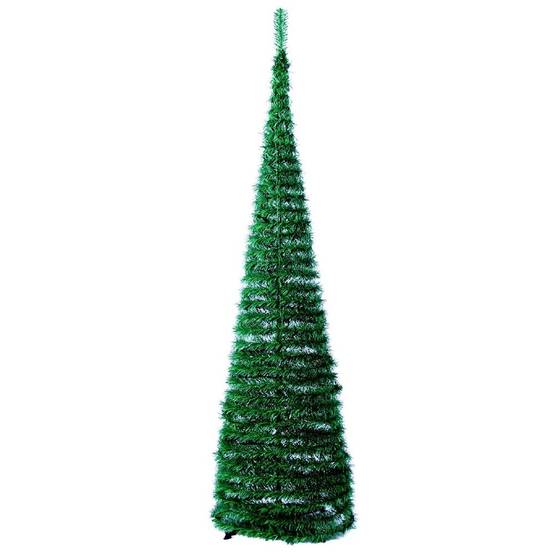 Sapin de Noël artificiel vert pop up SlimTree 180 cm 180 cm Vert - Image 1
