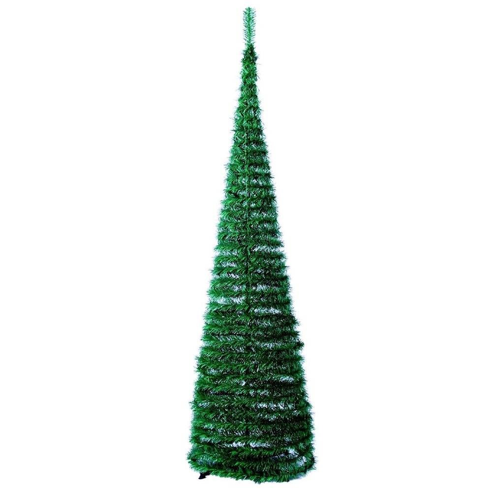 Sapin de Noël artificiel vert pop up SlimTree 180 cm 180 cm Vert - Image 1