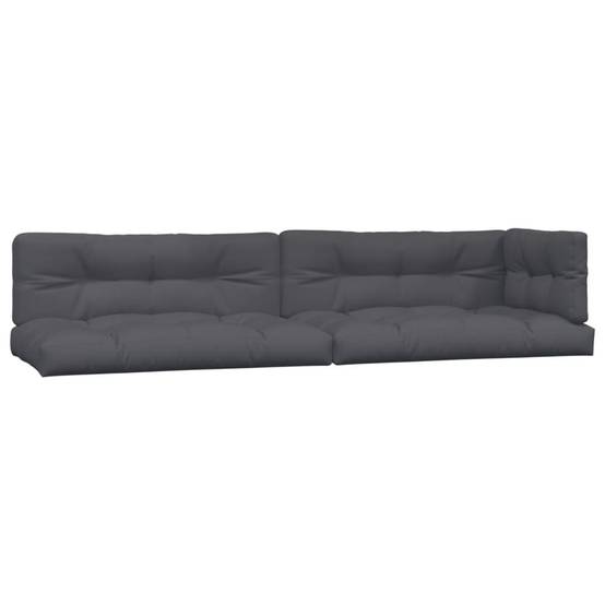 ComfortXL - Set Complet 5 Coussins Palette Tissu Polyester Imperméable pour Salon de Jardin Anthracite 120x80cm – ComfortXL Outdoor Living - Image 2