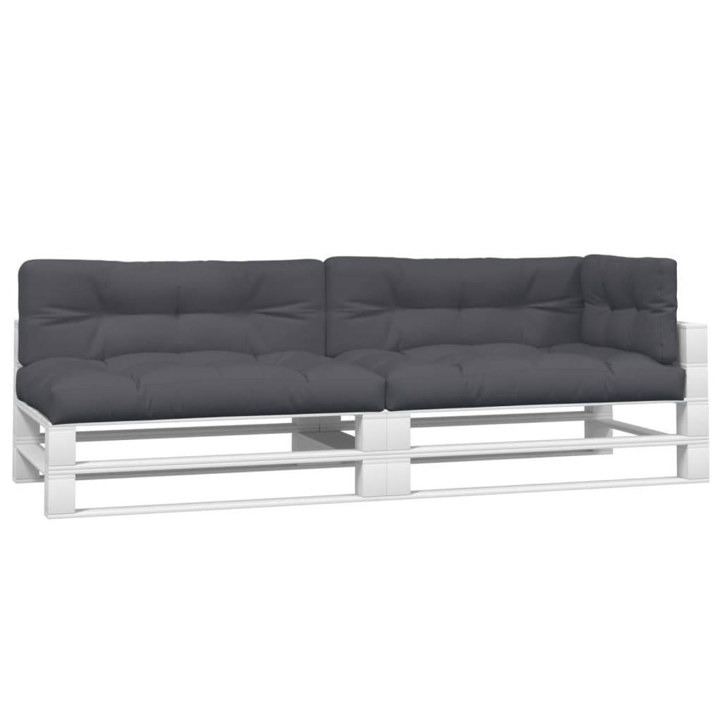 ComfortXL - Set Complet 5 Coussins Palette Tissu Polyester Imperméable pour Salon de Jardin Anthracite 120x80cm – ComfortXL Outdoor Living - Image 3