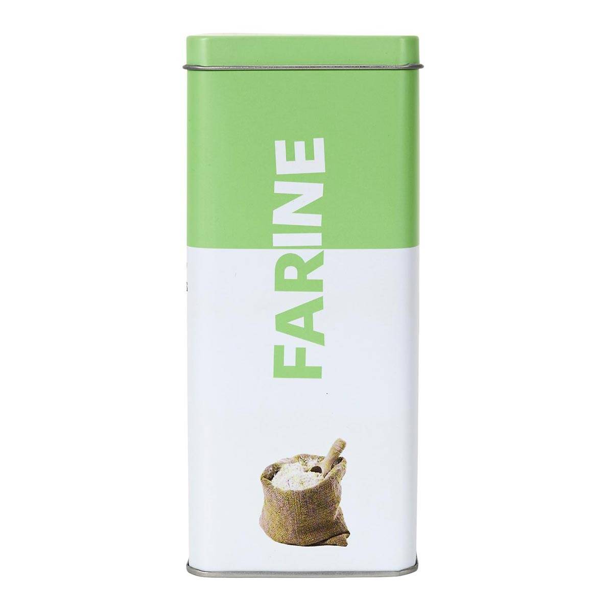 Cook Concept - Boîte à Farine en Métal "Ludique" 18cm Vert - Image 3