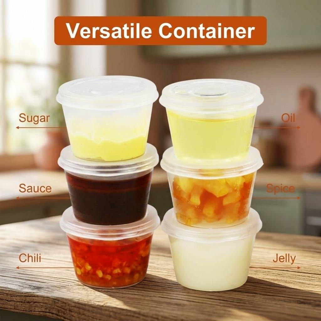 100 pots sauce à charnière, hermétiques - Image 6
