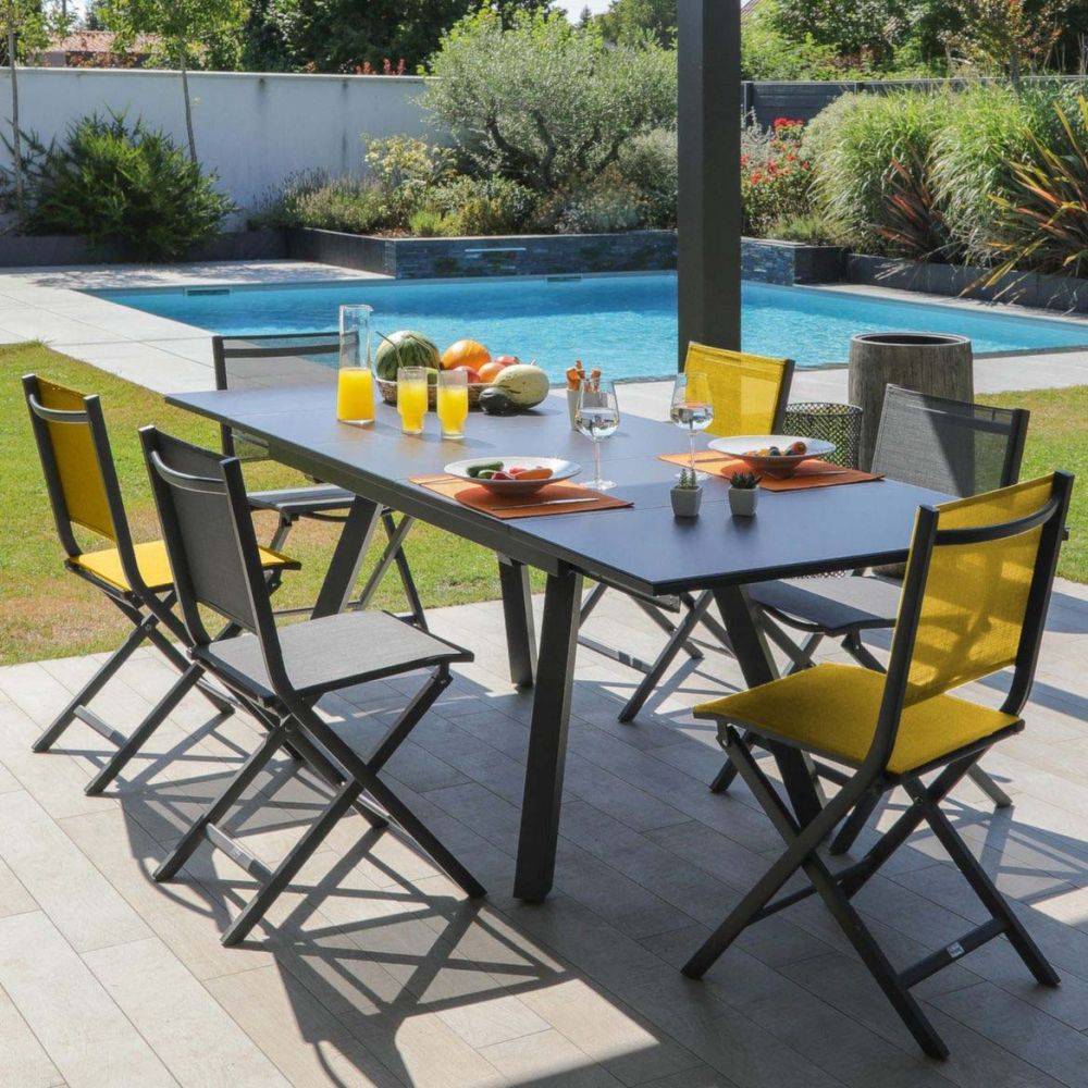 Alize - Chaise jardin pliante en aluminium Thema - Image 2