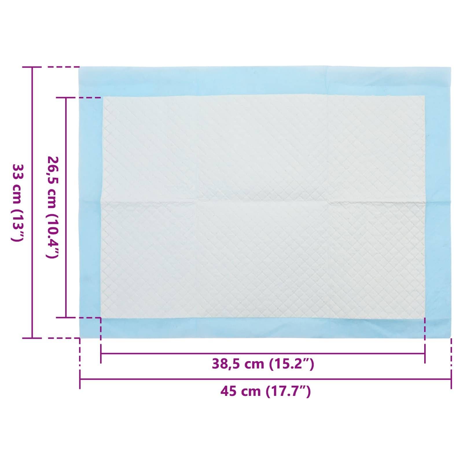 Vidaxl - Tapis d'entraînement pour animaux en tissu non tissé 400 pcs vidaXL 42025323 - Image 3