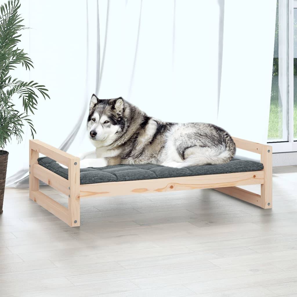 Vidaxl - Lit pour chien 105,5x75,5x28 cm Bois de pin solide vidaXL 821487 - Image 4