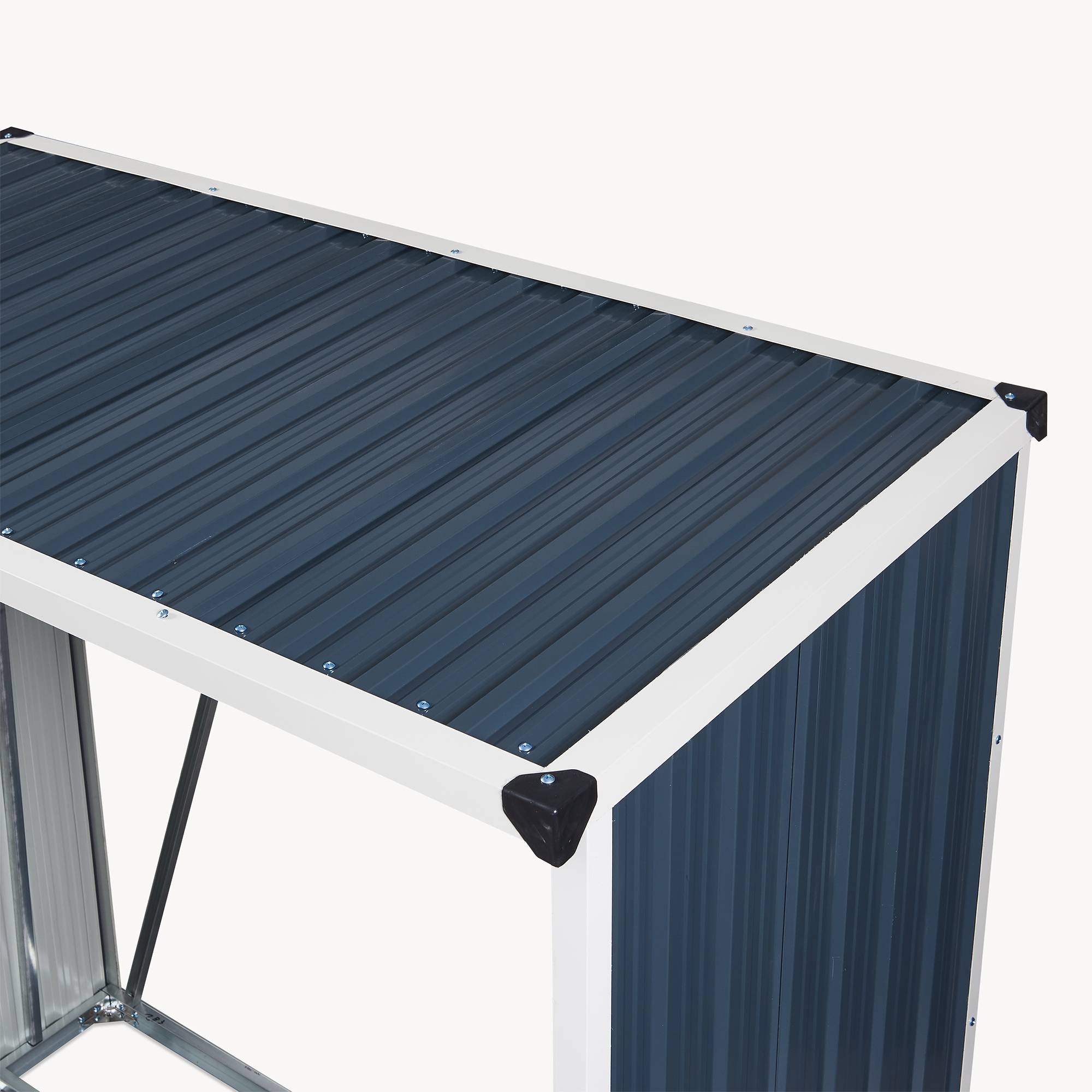 Casa.Pro - Abri-bûches couvert Kalmar 158 x 80 x 152 cm anthracite casa.pro - Image 8