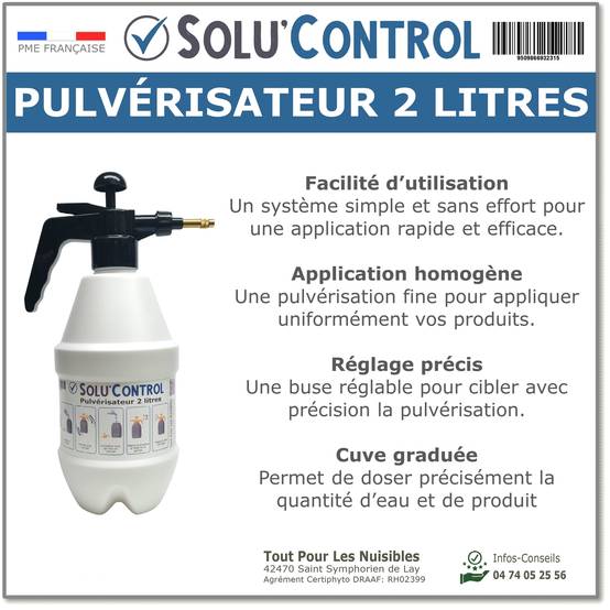 Solu'Control - Pulvérisateur 2 Litres - Image 1