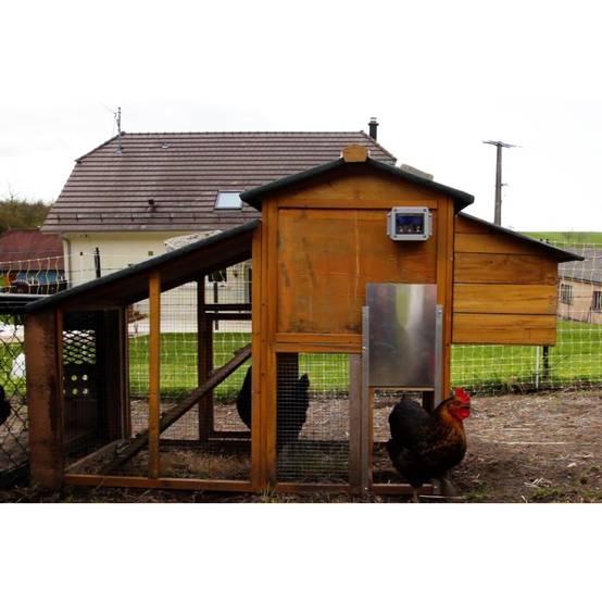 Chick'a - Portier automatique + trappe aluminium pour poulailler - Image 6