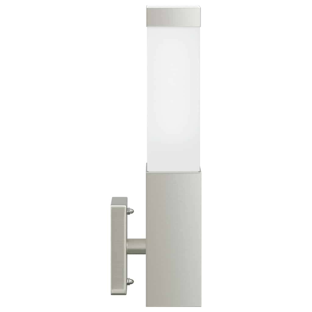 Applique murale extérieure - Lampe murale extérieure Argent 10,5 x 6 x 35 cm g238 - Image 4