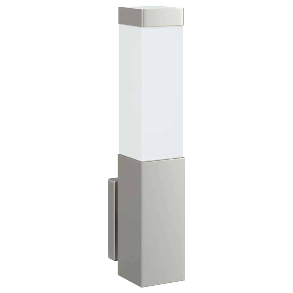 Applique murale extérieure - Lampe murale extérieure Argent 10,5 x 6 x 35 cm g238 - Image 1