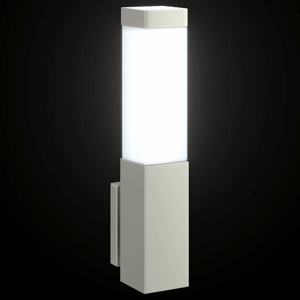 Applique murale extérieure - Lampe murale extérieure Argent 10,5 x 6 x 35 cm g238 - Image 9