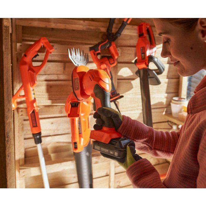 Sculpte-haies et cisaille a gazon sans fil - BLACK&DECKER - BCSS18B-XJ - 18V - Sans batterie - Image 7