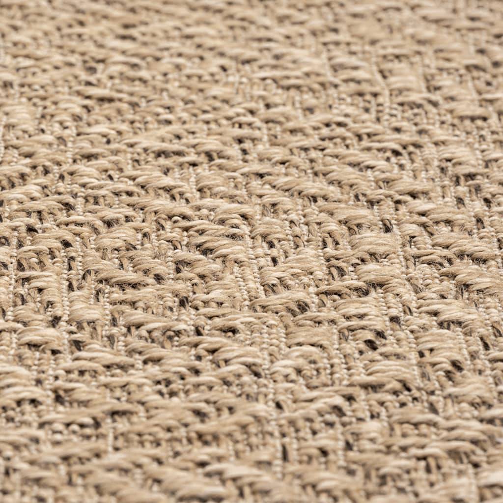 Tapis d'EntréeIntérieur Extérieur Style Jute Naturel pour Patio ou Balcon Marron 60x110 cm – ComfortXL Outdoor Living - Image 7