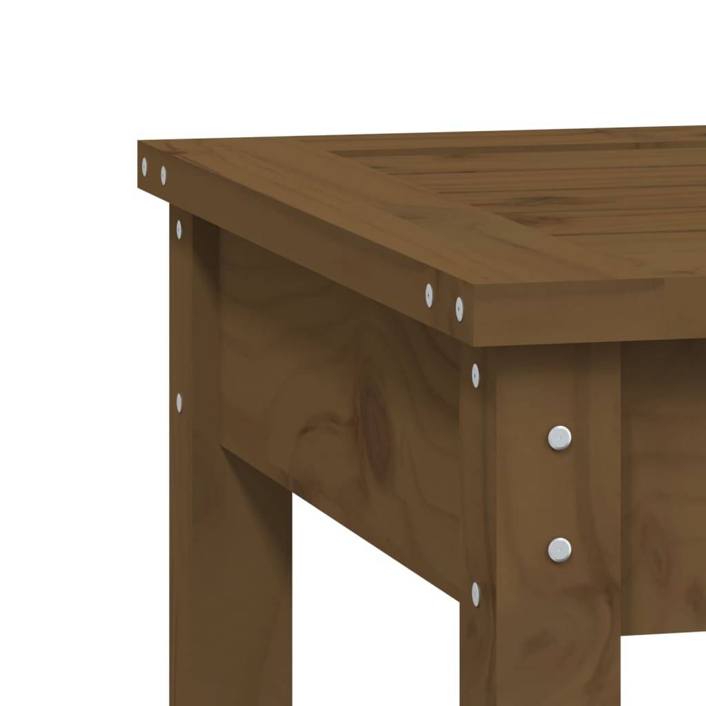 Maison Chic - Banc de jardin - Banc d'extérieur - Banquette marron miel 109x44x45 cm bois de pin massif - Image 6