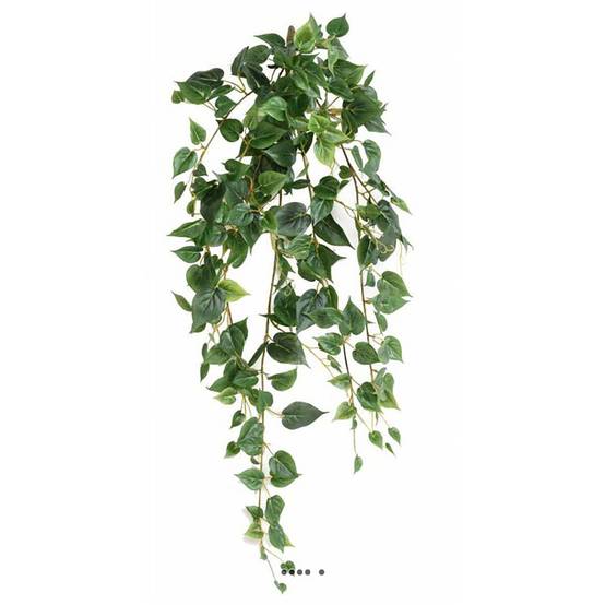 Chute de mini feuilles de philodendron artifciel L 80 cm - Image 2