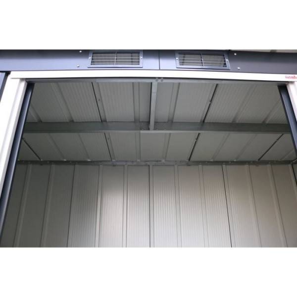 Duramax - Abri de jardin - Métal - DURAMAX - 3,25 m² - 0,33 mm - Anthracite - DUECOPENT84PR - Image 6