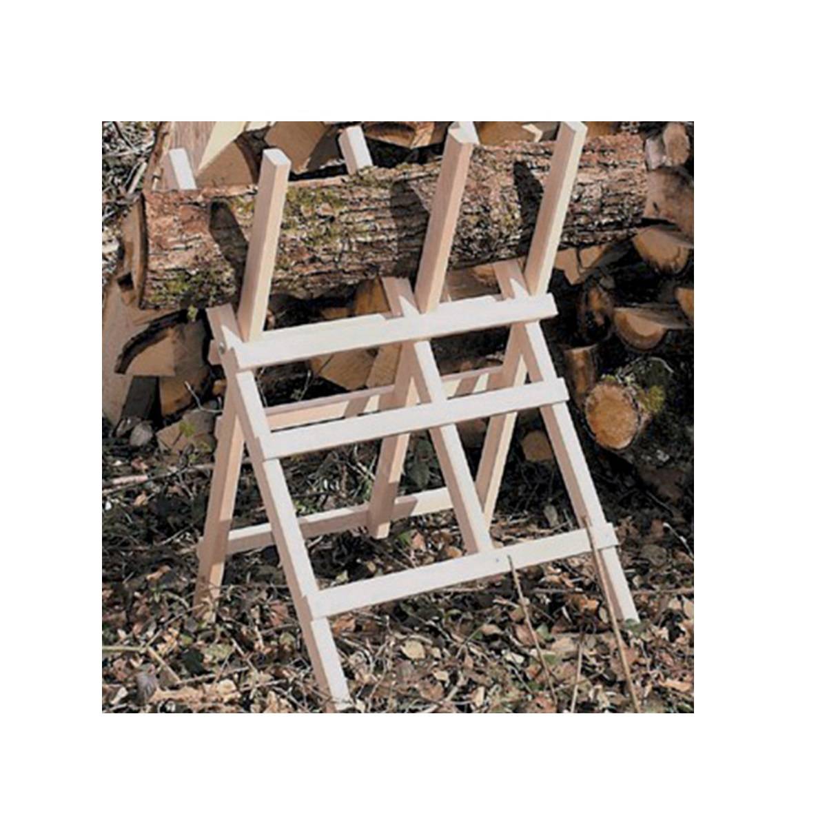 Ribimex - Chevalet en bois 3 branches 90x63cm auto-blocage - Image 5