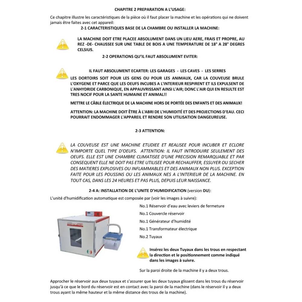 Couveuse Automatique DUC 70 Maino® - 70 Œufs - Thermostat Précis et Retournement Automatique - Image 8