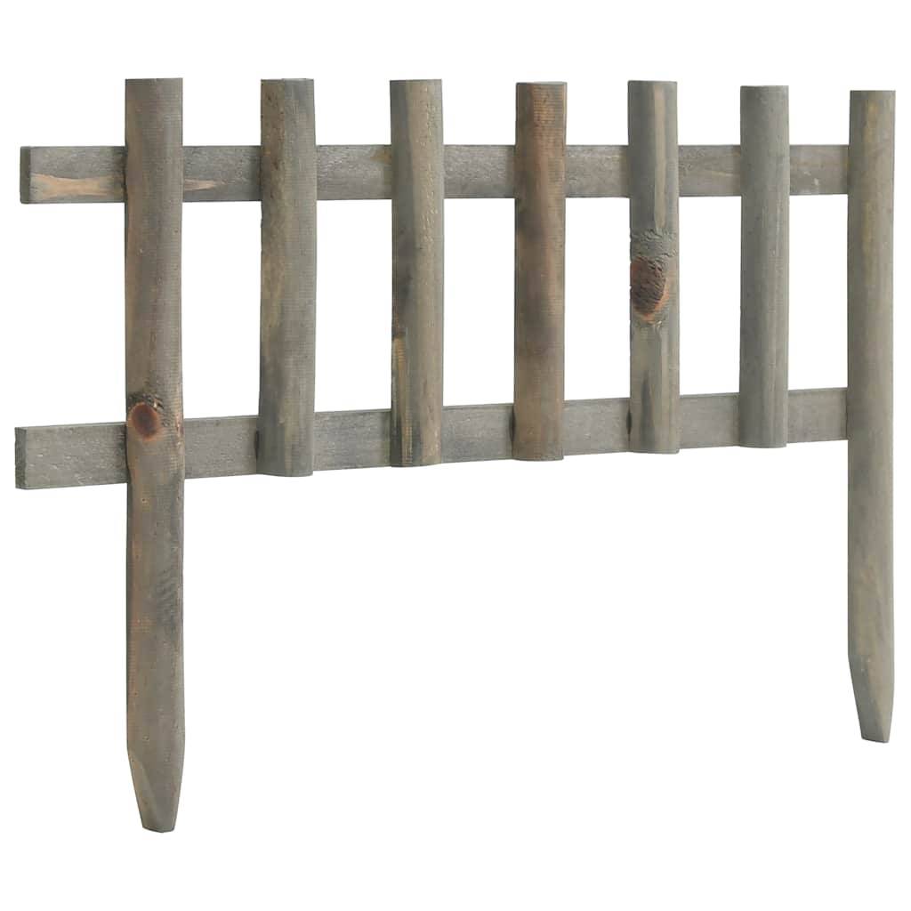 ComfortXL - Bordure jardin naturelle bois sapin massif décoration parterres style rustique 4,4m - ComfortXL Outdoor Living - Image 3