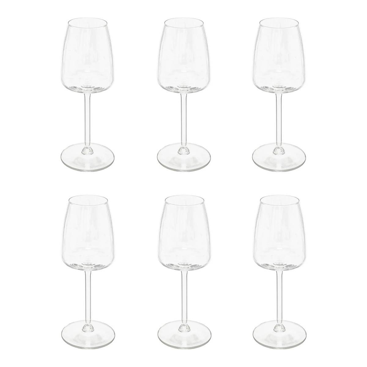 Lot de 6 Verres à Vin "Tanya" 31cl Transparent - Image 1