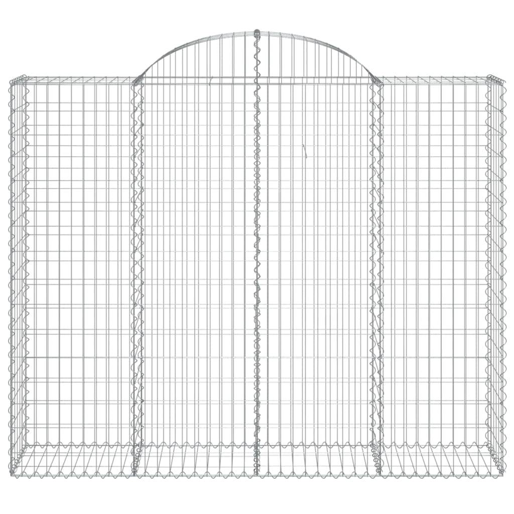Vidaxl - Paniers à gabions arqués 10 pcs 200x50x160/180 cm Fer galvanisé vidaXL 3146391 - Image 5