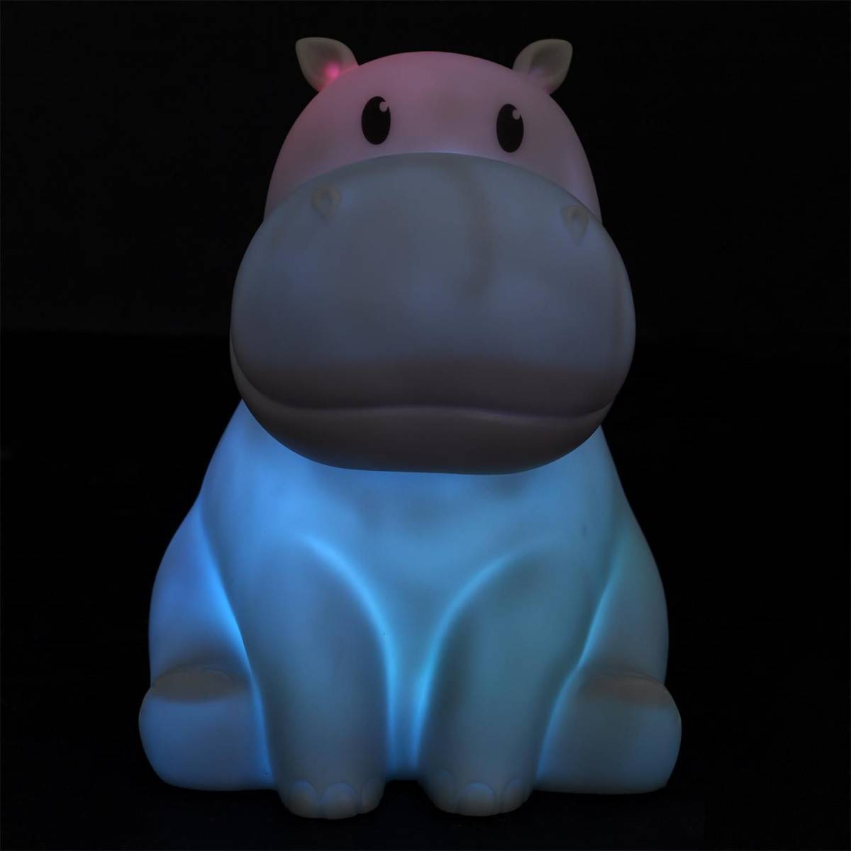 The Home Deco Kids - Lampe Veilleuse Enfant Led "Hippopotame" 16cm Gris - Image 7